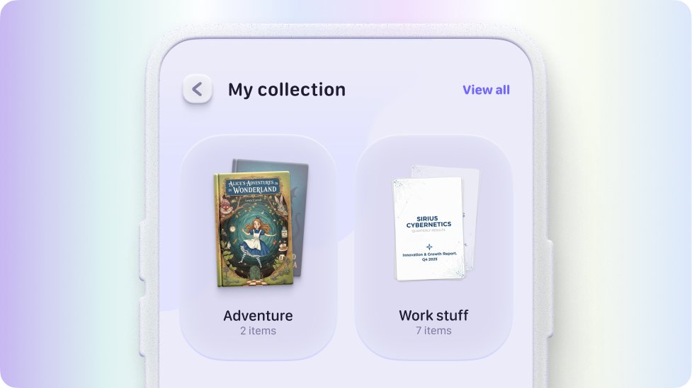 My Collection Screen